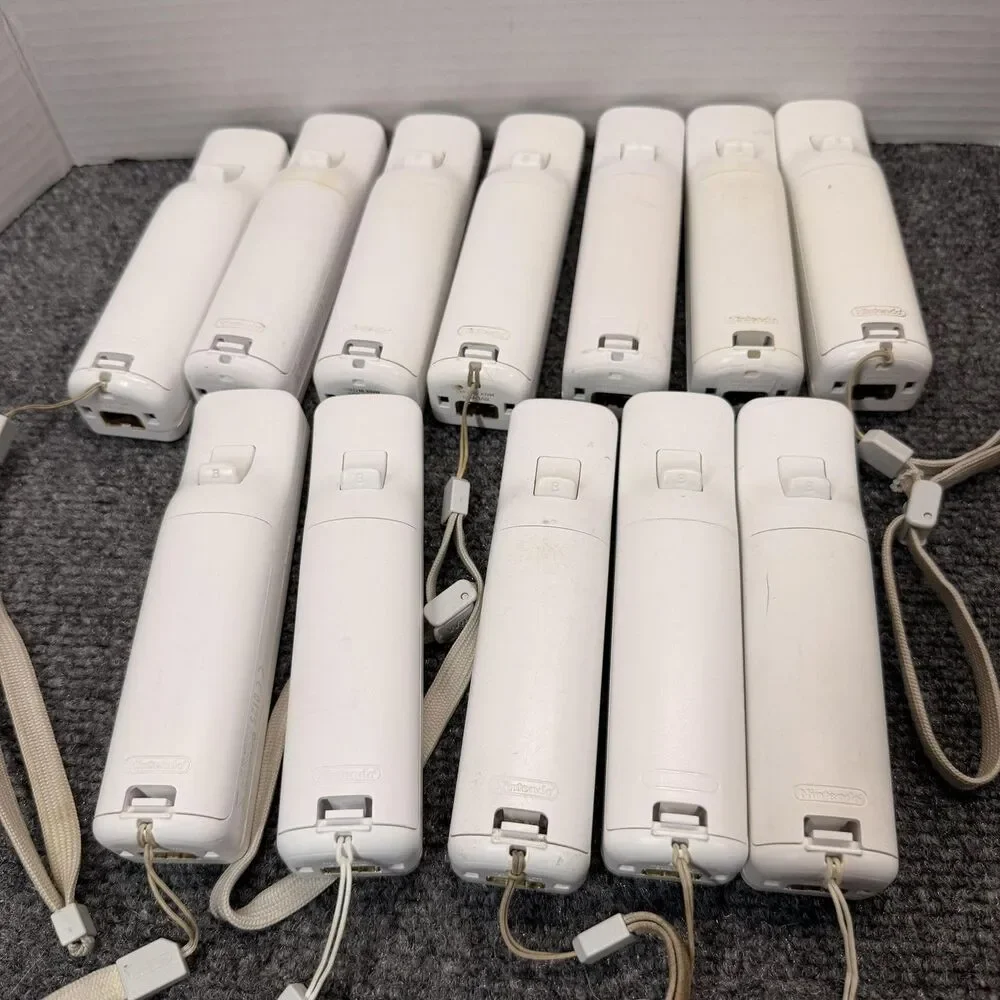 Lot Of 12 Nintendo Wii Remote Controller RVL-003 White OEM Bluetooth Tested